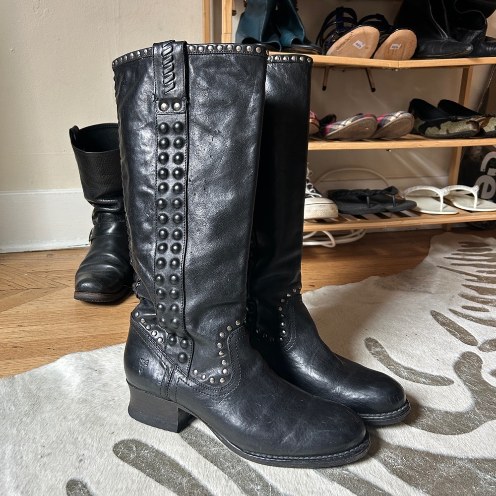 Frye Studded Boots